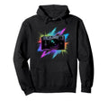 Colorful Camera Electric Photography Hoodie - Novelty Apparel Men Women - T-Shirt, Sweatshirt, Hoodie