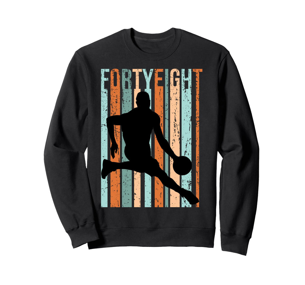 48Th Birthday Mens Basketball Sweatshirt - Aesthetic Graphic Unisex - T-Shirt, Sweatshirt, Hoodie