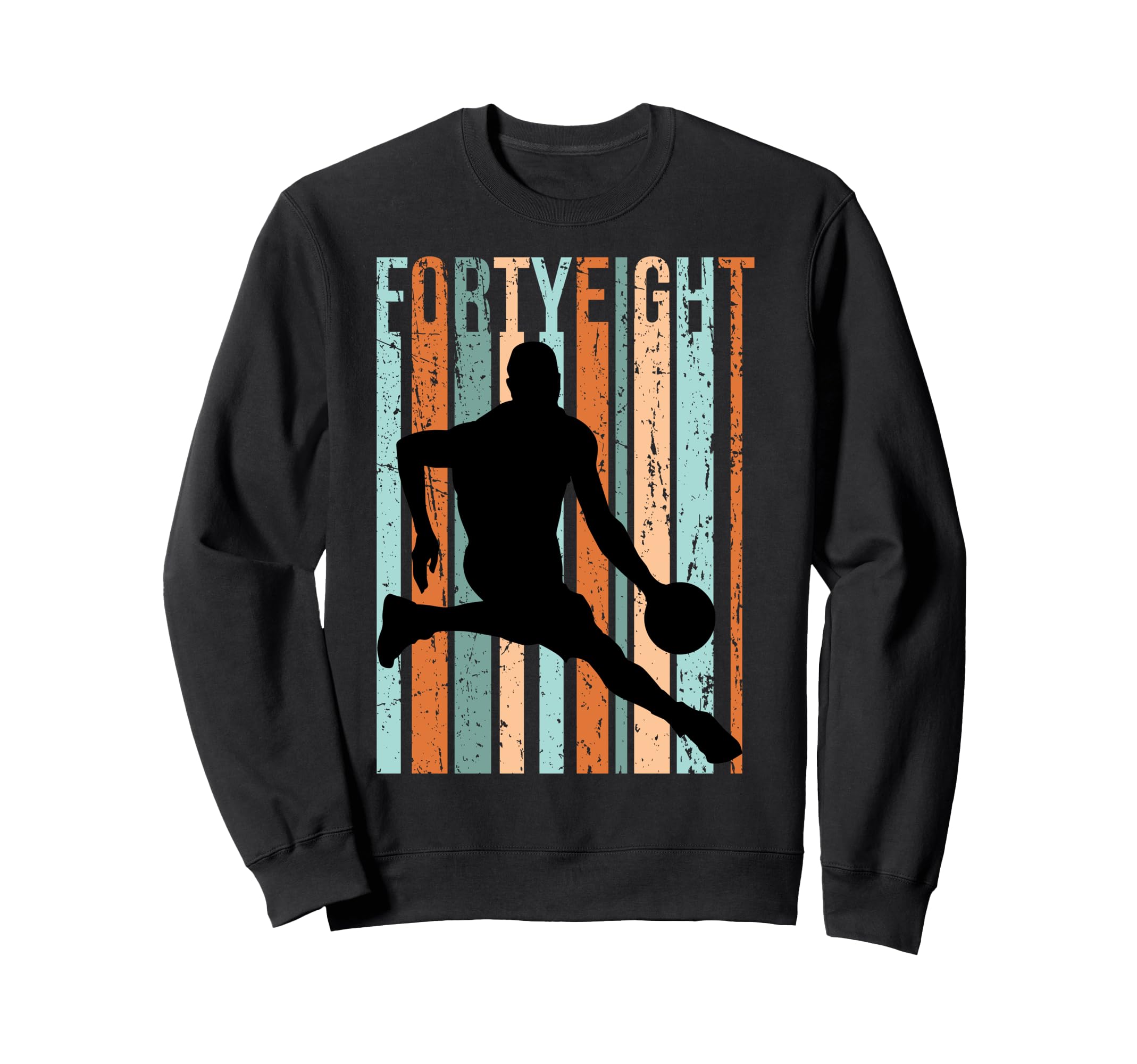 48Th Birthday Mens Basketball Sweatshirt - Aesthetic Graphic Unisex - T-Shirt, Sweatshirt, Hoodie