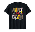 Aunt Both Leopard Softball Baseball Aunt T-Shirt - Graphic Print Unisex - T-Shirt, Sweatshirt, Hoodie