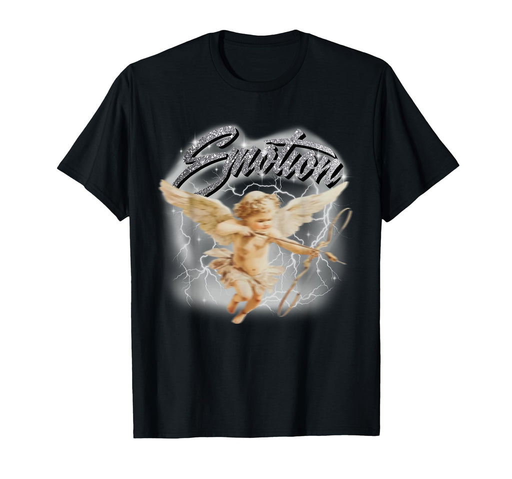 Emotion Cupid Angel Y2K Aesthetic T-Shirt - Trendy Graphic Unisex - T-Shirt, Sweatshirt, Hoodie