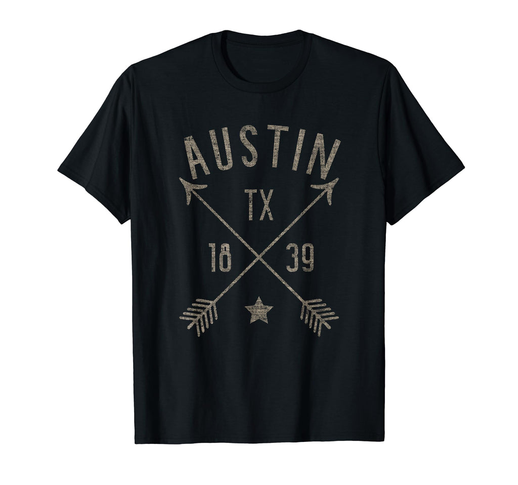 Austin Tx Distressed Home City T-Shirt - Fun Novelty Design Unisex - T-Shirt, Sweatshirt, Hoodie