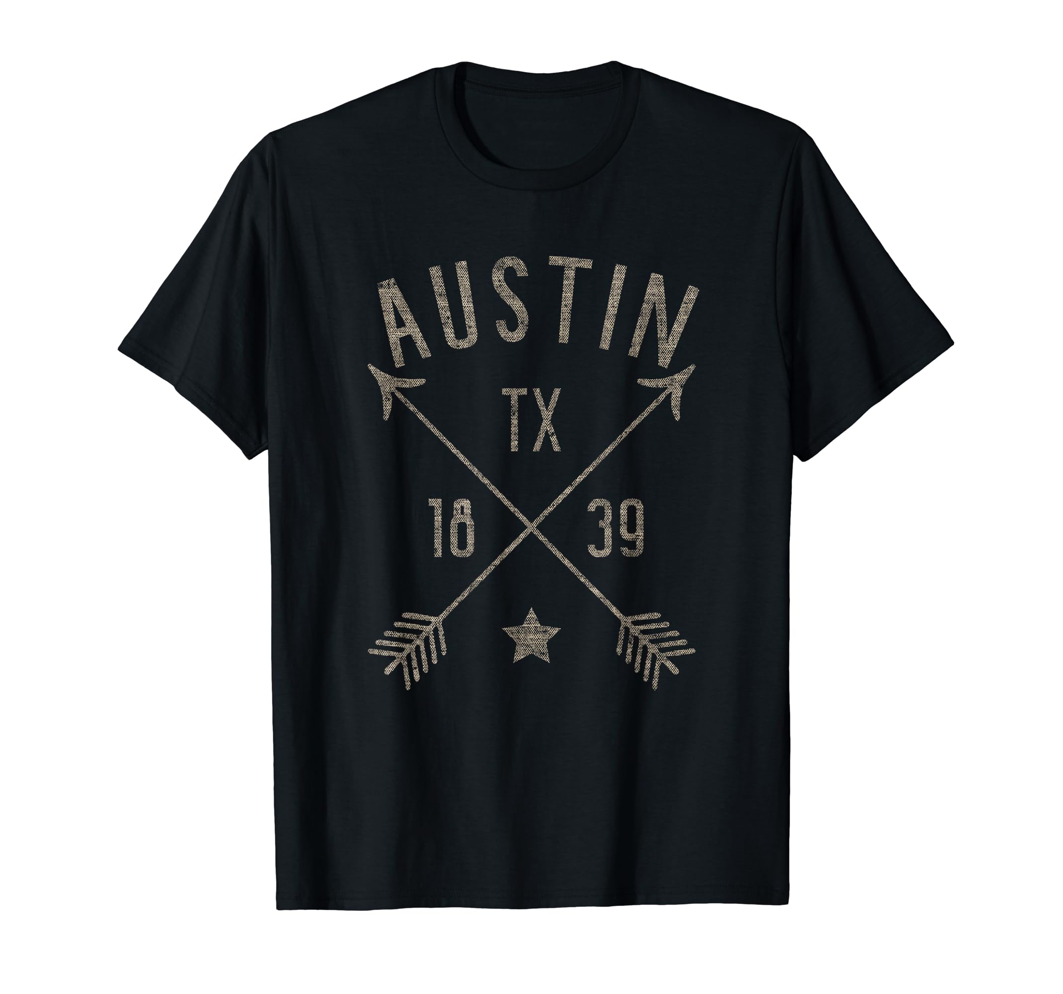 Austin Tx Distressed Home City T-Shirt - Fun Novelty Design Unisex - T-Shirt, Sweatshirt, Hoodie