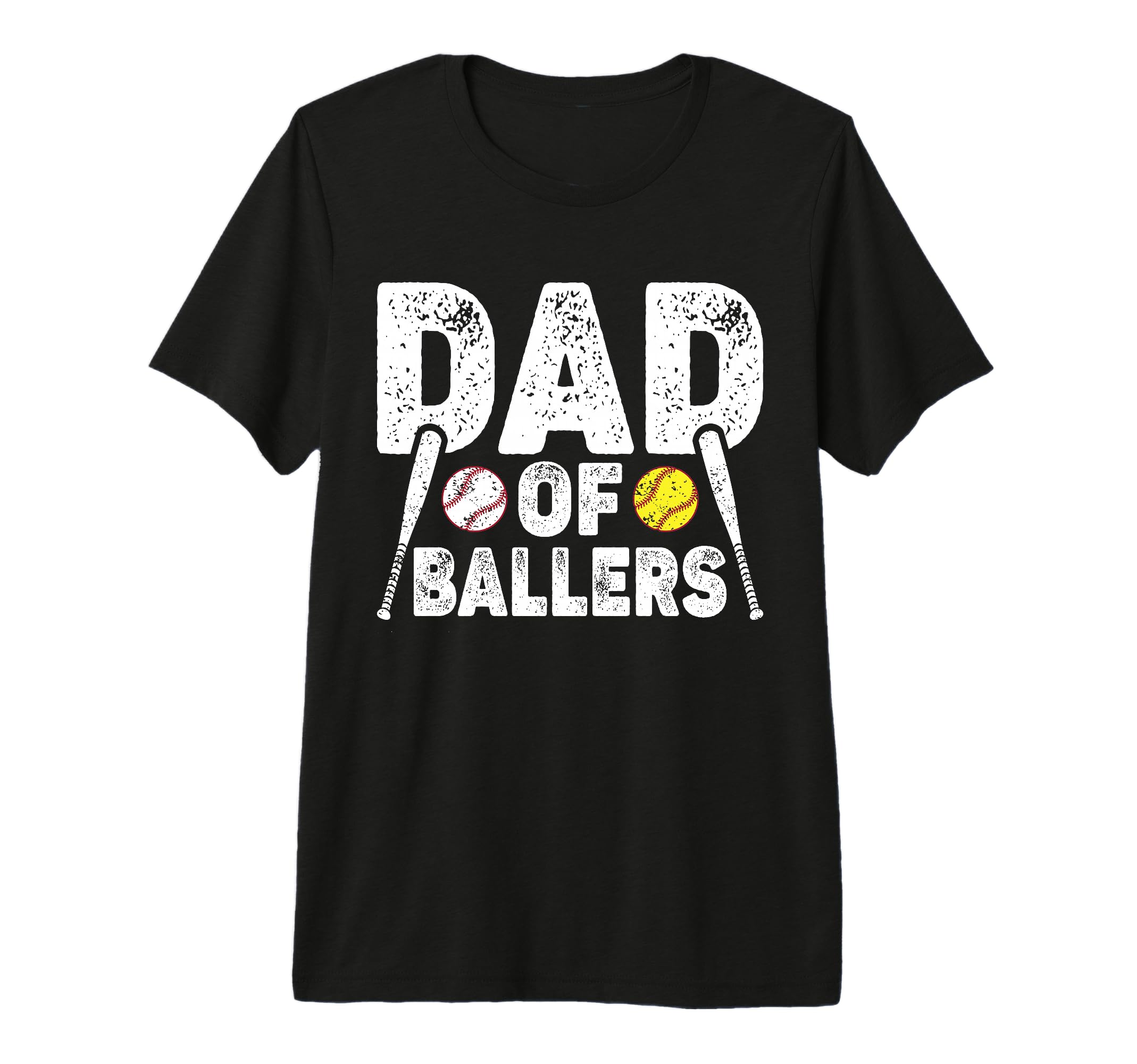 Mens Dad Ballers Funny Dad Baseball T-Shirt - Unique Graphic for Adults - T-Shirt, Sweatshirt, Hoodie