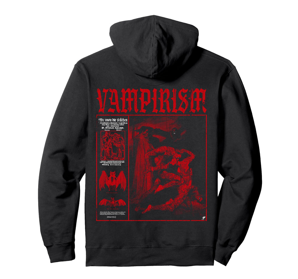 Dark Gothic Satanic Vampire Emo Y2K Hoodie - Trendy Graphic for Adults - T-Shirt, Sweatshirt, Hoodie