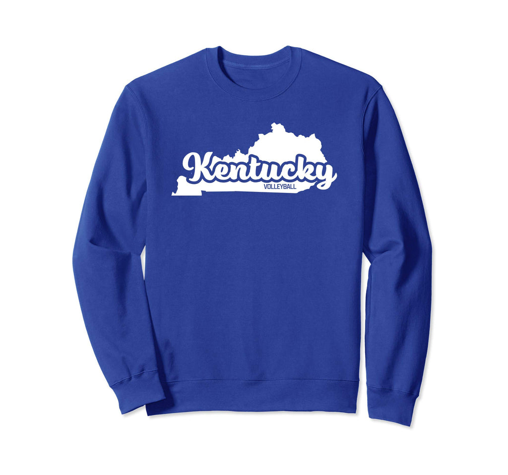 Kentucky Volleyball Script Sweatshirt - Trendy Graphic for Adults - T-Shirt, Sweatshirt, Hoodie