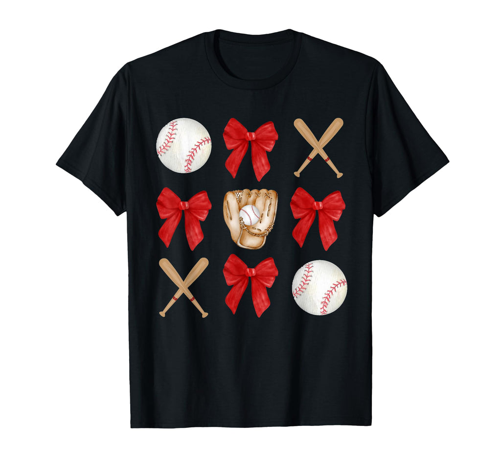 Funny Baseball Mama Checkered Baseball T-Shirt - Graphic Print for Adults - T-Shirt, Sweatshirt, Hoodie