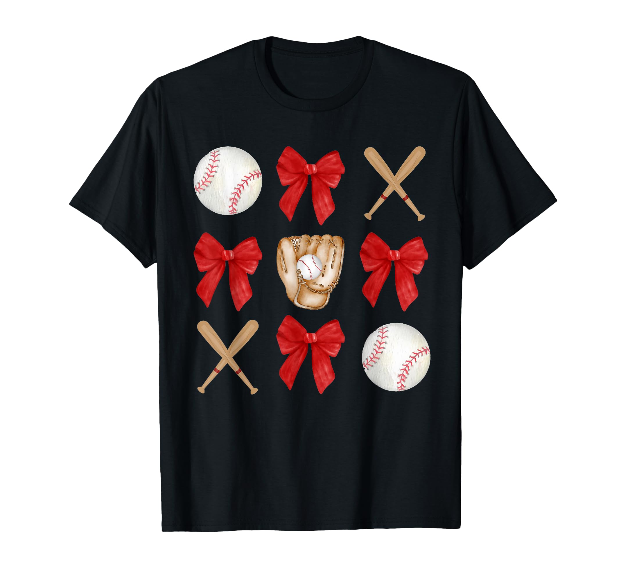 Funny Baseball Mama Checkered Baseball T-Shirt - Graphic Print for Adults - T-Shirt, Sweatshirt, Hoodie