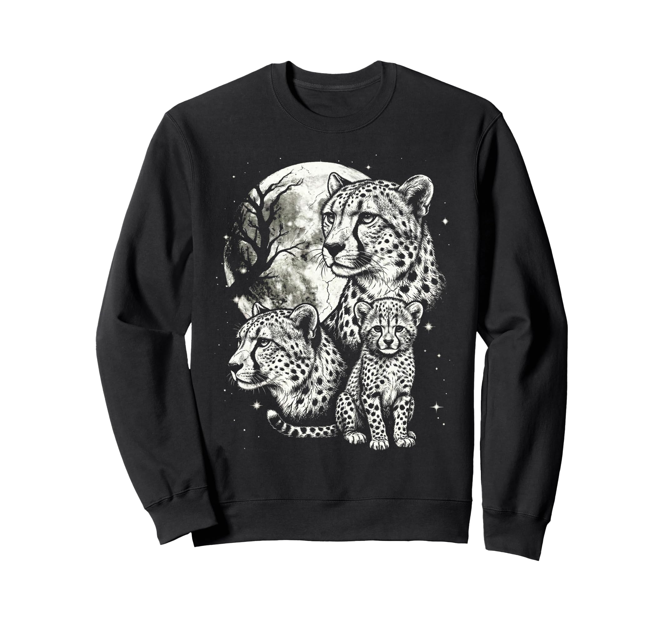 Cheetah 90S Aesthetic Y2K Cheetah Sweatshirt - Custom Art Print Men Women - T-Shirt, Sweatshirt, Hoodie
