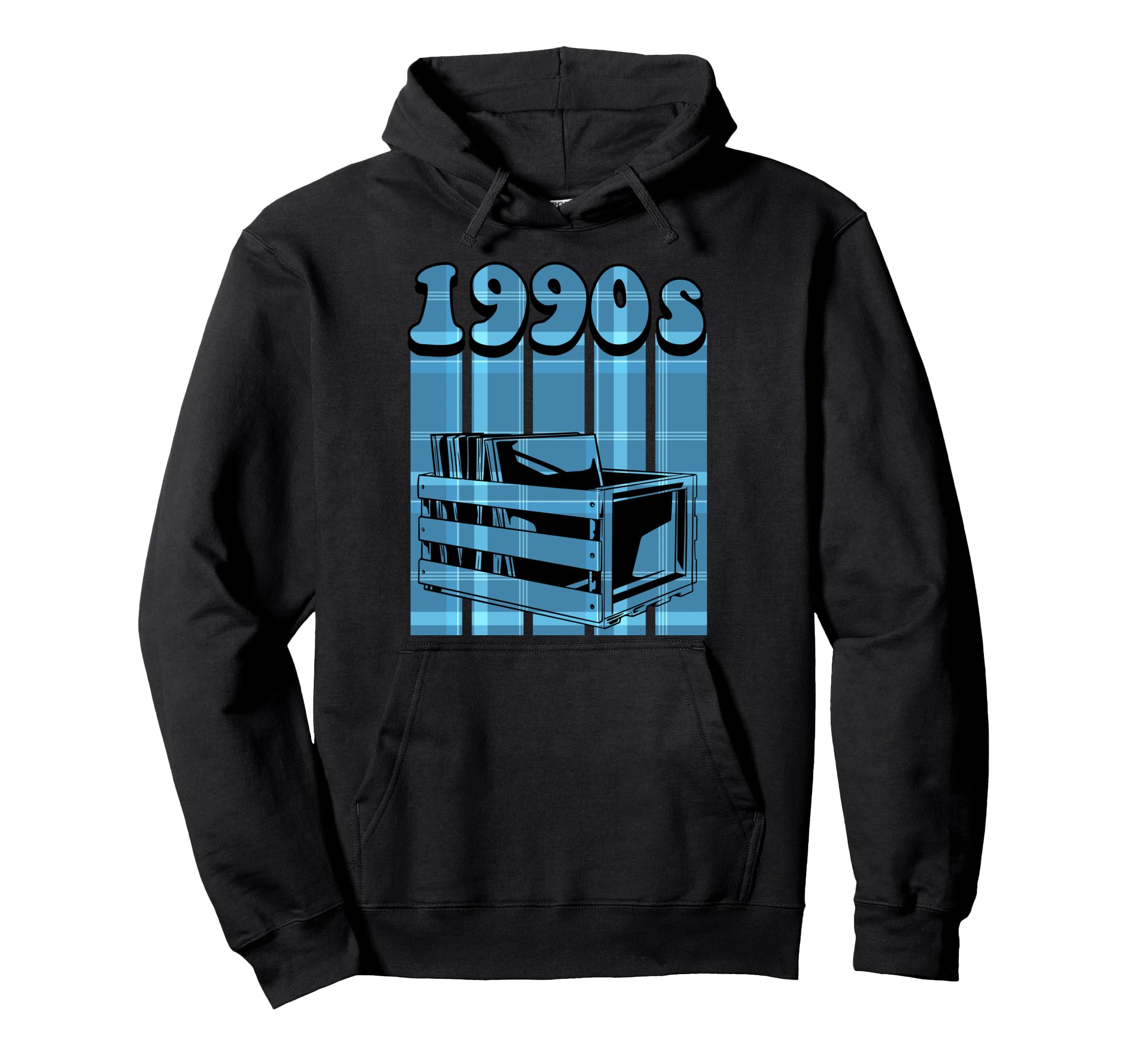1990S Vinyl Records Back To 90S Hoodie - Streetwear Style Unisex - T-Shirt, Sweatshirt, Hoodie