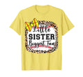 Little Sister Biggest Fan Softball Bow T-Shirt - Minimalist Print Unisex - T-Shirt, Sweatshirt, Hoodie