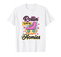 Rolling My Homies Roller Skate Roller T-Shirt - Trendy Graphic Unisex - T-Shirt, Sweatshirt, Hoodie