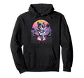 Synthwave Running Cat 80S Vaporwave Hoodie - Fun Novelty Design for Adults - T-Shirt, Sweatshirt, Hoodie