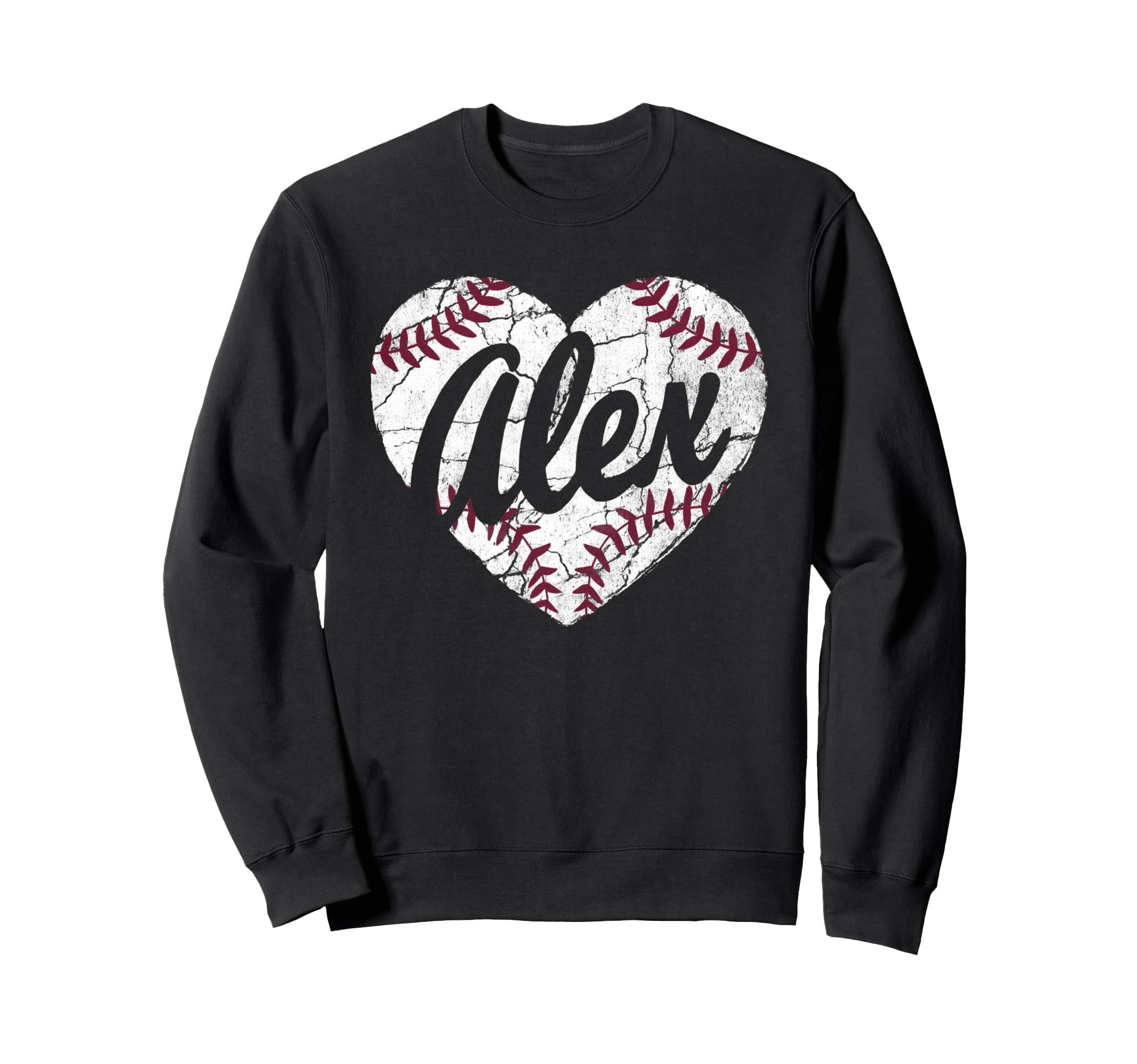 Alex Baseball Personalized Sweatshirt - Casual Everyday Wear for Adults - T-Shirt, Sweatshirt, Hoodie
