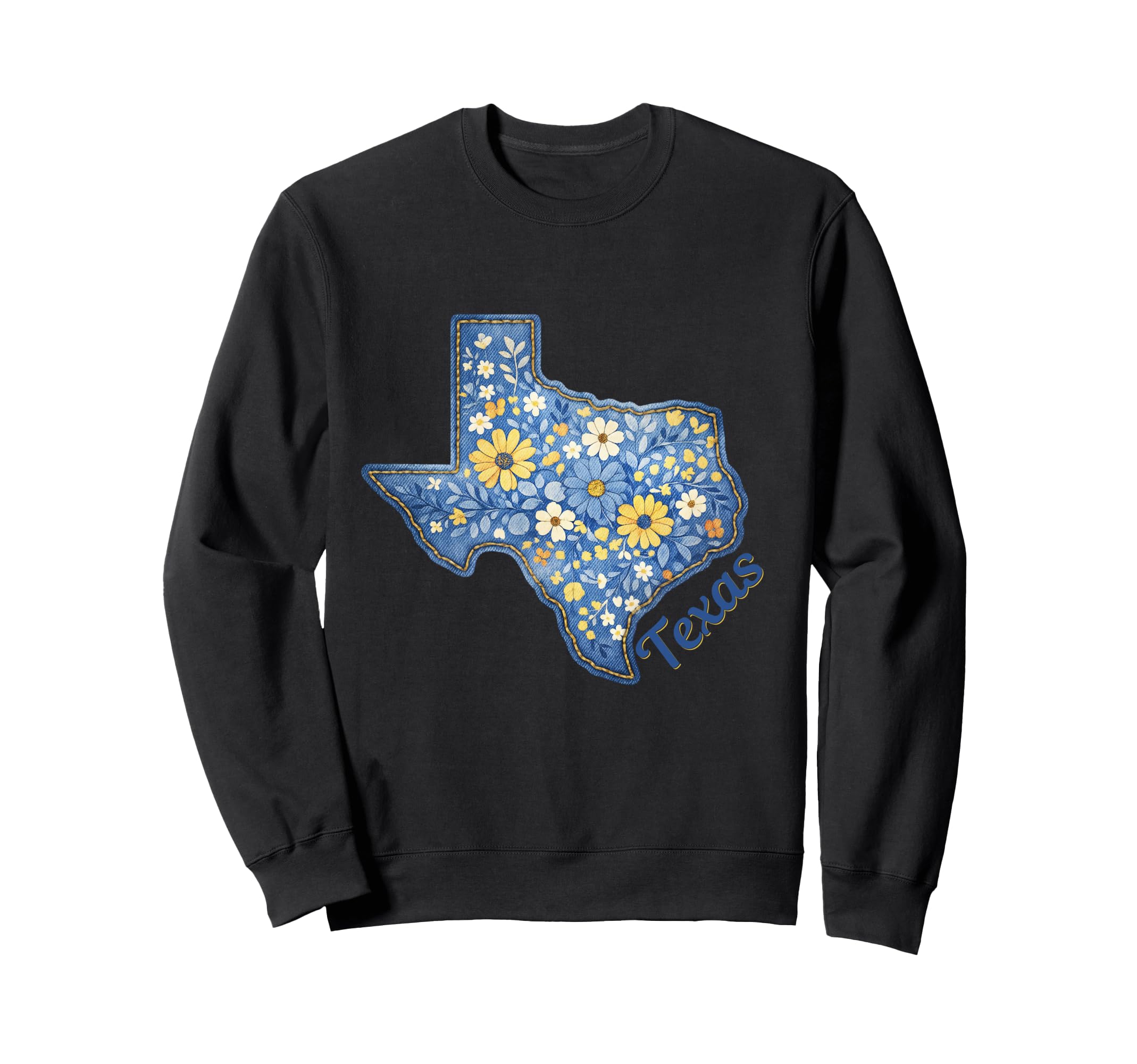 Texas Floral Boho Wildflower Sweatshirt - Novelty Apparel Men Women - T-Shirt, Sweatshirt, Hoodie