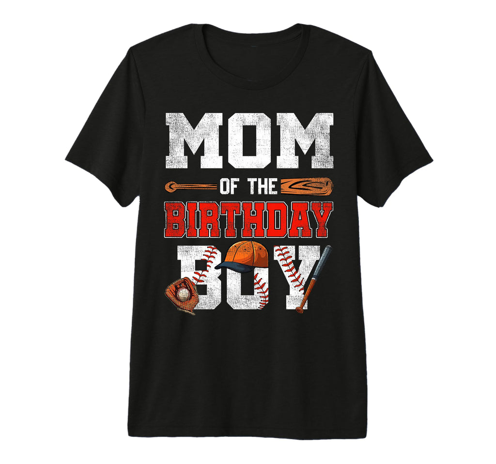 Mom Birthday Baseball Bday Family Tri T-Shirt - Streetwear Style Men Women - T-Shirt, Sweatshirt, Hoodie