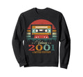 Cassette Tape 2001 Birthday Sweatshirt - Novelty Apparel for Adults - T-Shirt, Sweatshirt, Hoodie