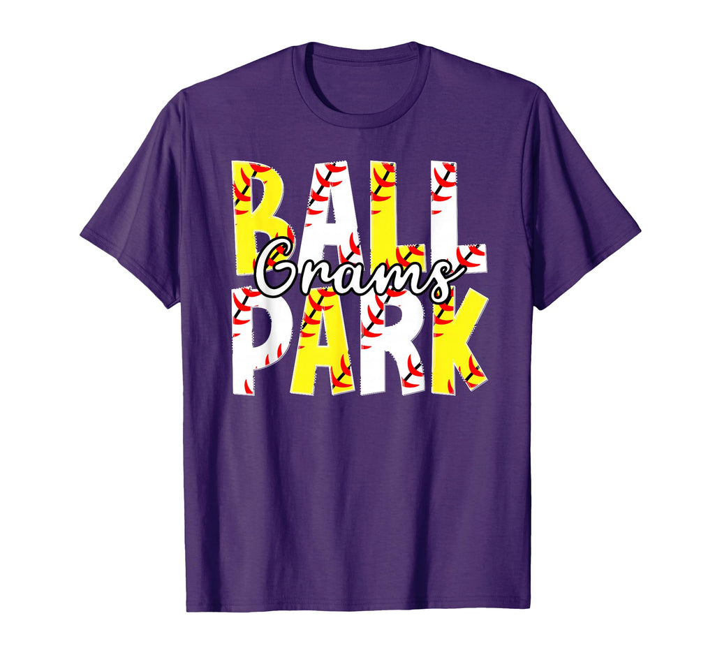 Ballpark Grams Grandma Softball T-Shirt - Trendy Graphic Men Women - T-Shirt, Sweatshirt, Hoodie