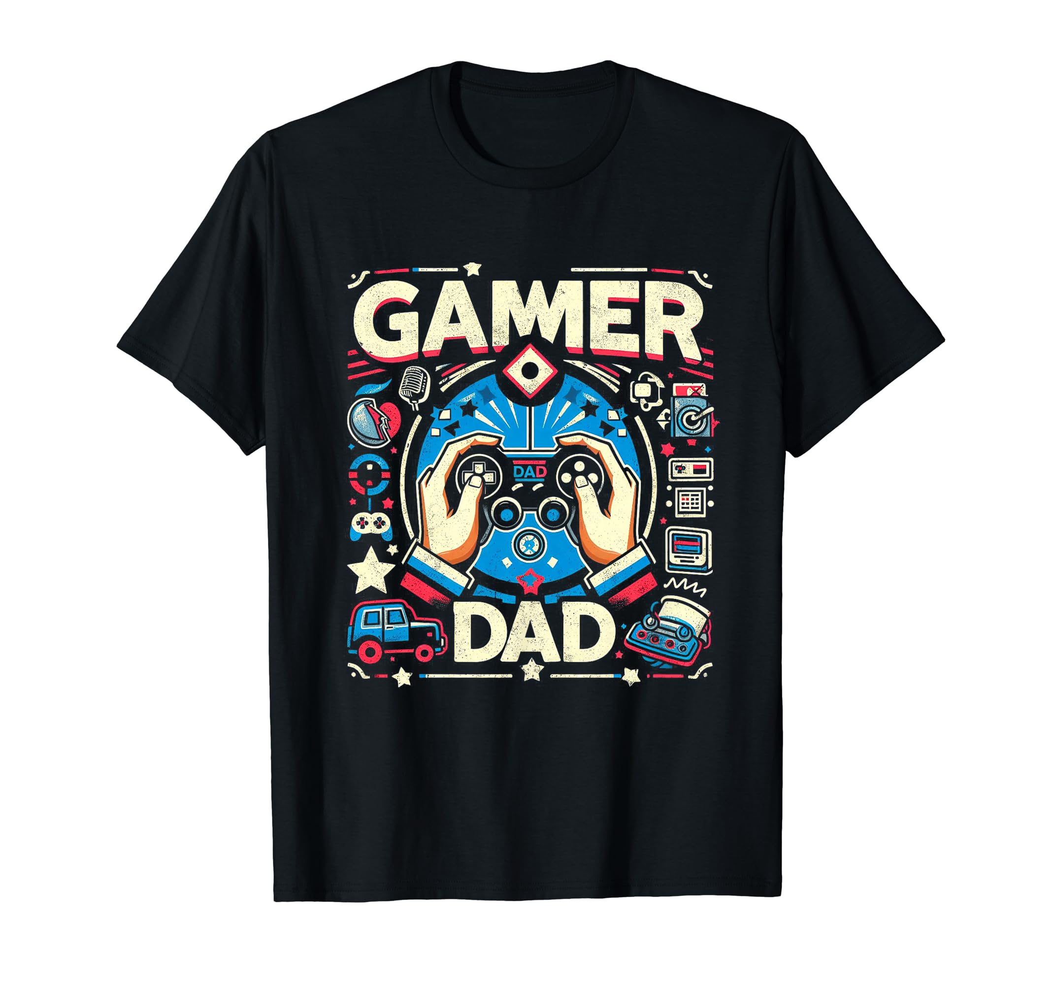 Gamer Dad Game Controller Gaming Video T-Shirt - Trendy Graphic Men Women - T-Shirt, Sweatshirt, Hoodie