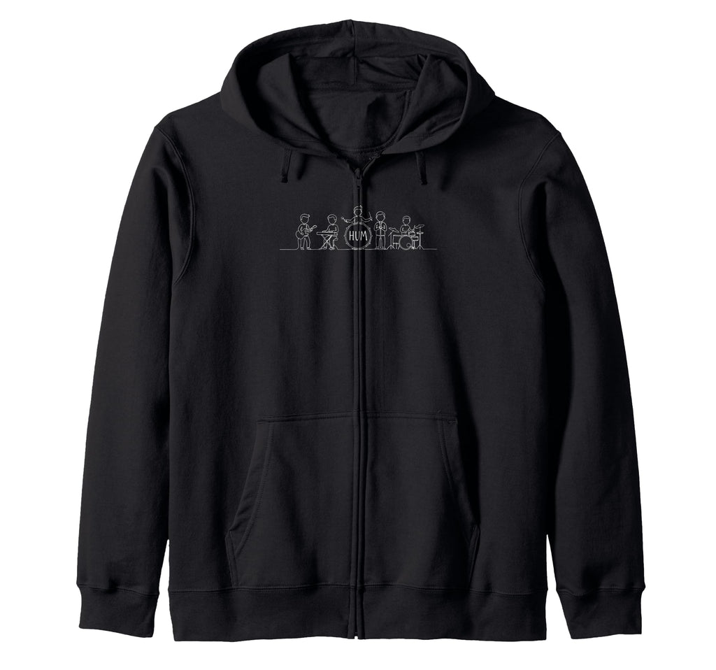 Hum Band Music Rock Pop Indie Sweatshirt - Novelty Apparel for Adults - T-Shirt, Sweatshirt, Hoodie
