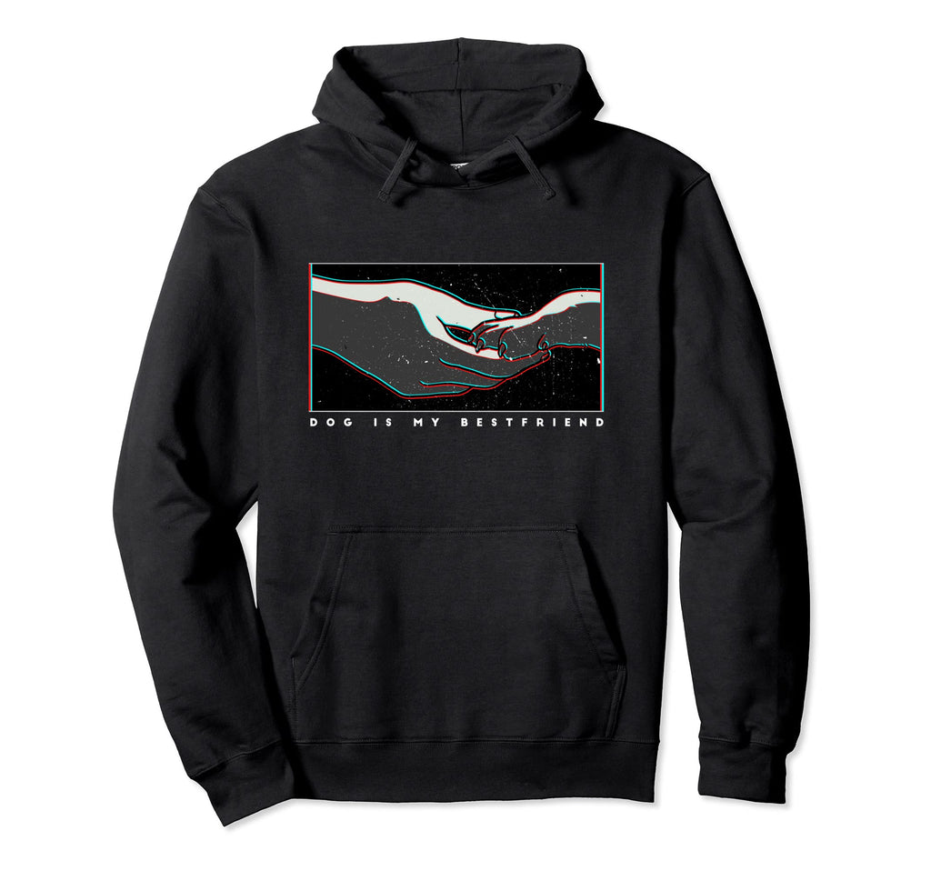 Dog Japanese Aesthetic Otaku Hoodie - Minimalist Print for Adults - T-Shirt, Sweatshirt, Hoodie