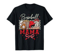 Baseball Mama Coquette Bow Game Day T-Shirt - Unique Graphic Unisex - T-Shirt, Sweatshirt, Hoodie