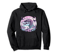 Pastel Goth T Rex Skull Dinosaur Hoodie - Custom Art Print Unisex - T-Shirt, Sweatshirt, Hoodie