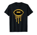 Football Drip Ice Cream Lineman Wr T-Shirt - Fun Novelty Design for Adults - T-Shirt, Sweatshirt, Hoodie