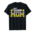 Team Mom Leopard Softball Team Mom T-Shirt - Aesthetic Graphic for Adults - T-Shirt, Sweatshirt, Hoodie