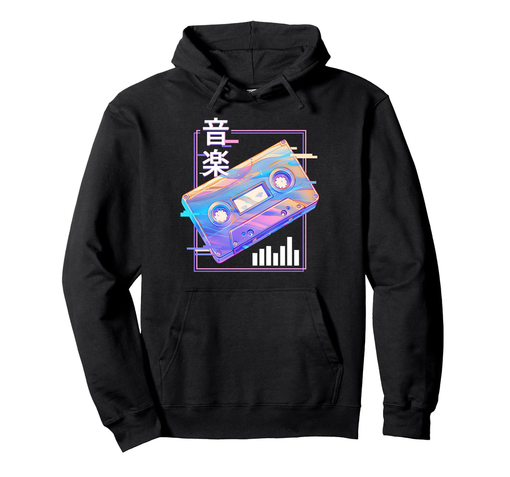 Music Casette Tape 80S Pastel Hoodie - Casual Everyday Wear Unisex - T-Shirt, Sweatshirt, Hoodie