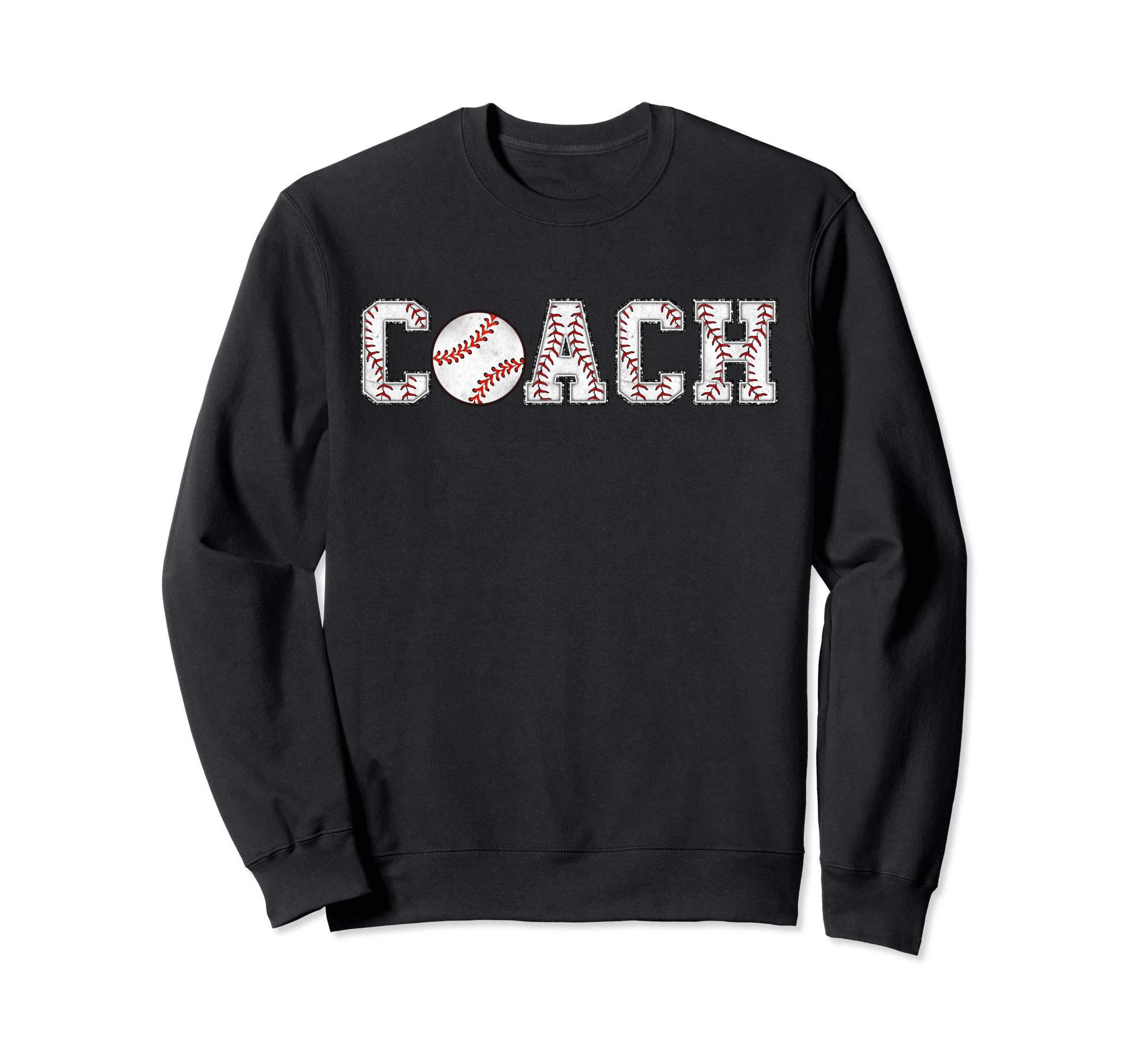 Baseball Coach Funny Coaching Sweatshirt - Minimalist Print for Adults - T-Shirt, Sweatshirt, Hoodie