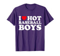 I Love Hot Baseball I Heart Hot T-Shirt - Novelty Apparel Men Women - T-Shirt, Sweatshirt, Hoodie