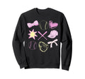 Baseball Mom Coquette Bow Mothers Sweatshirt - Novelty Apparel Men Women - T-Shirt, Sweatshirt, Hoodie
