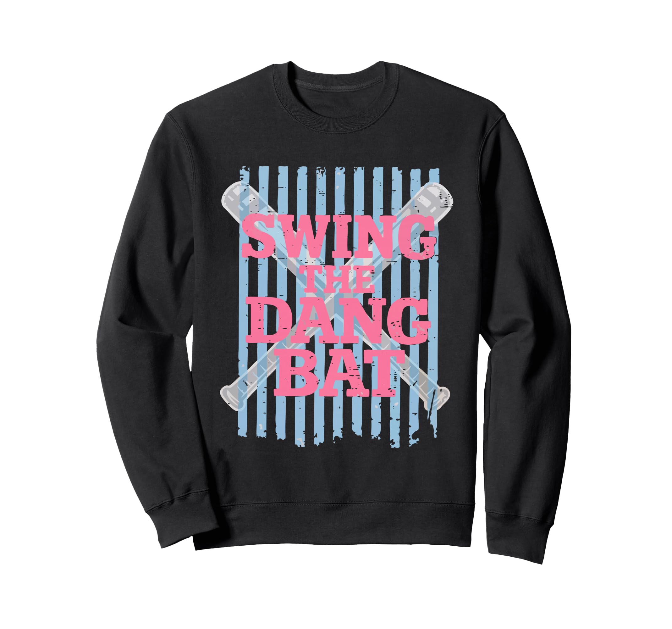 Hit Dang Ball Softball Baseball Mama Sweatshirt - Graphic Print Unisex - T-Shirt, Sweatshirt, Hoodie