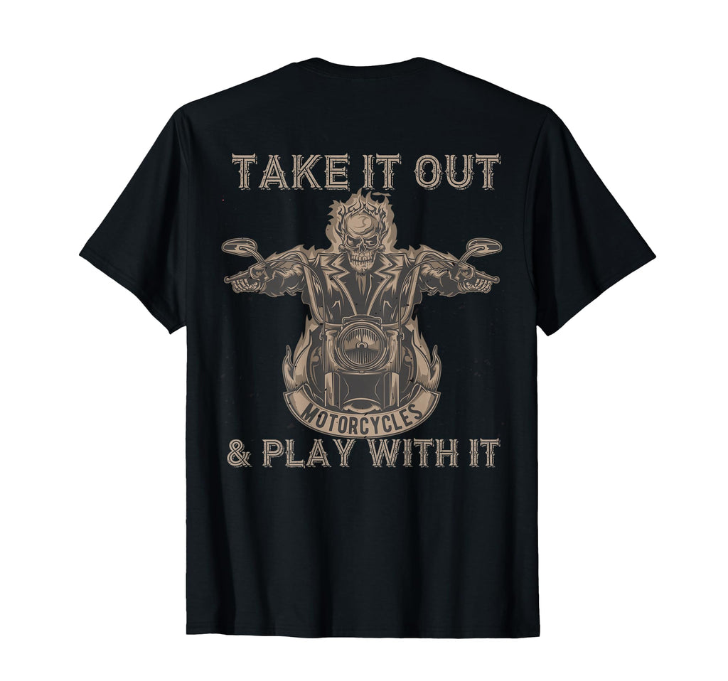 Funny Biker Skeleton Motorcycle T-Shirt - Aesthetic Graphic for Adults - T-Shirt, Sweatshirt, Hoodie