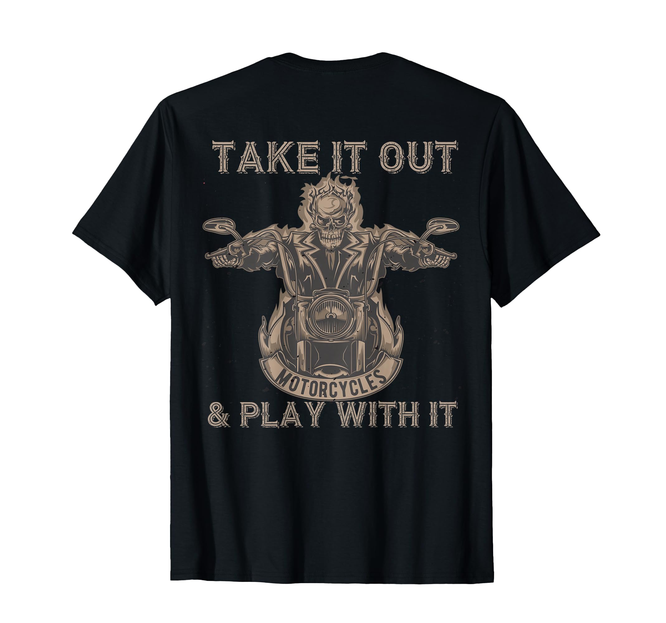 Funny Biker Skeleton Motorcycle T-Shirt - Aesthetic Graphic for Adults - T-Shirt, Sweatshirt, Hoodie