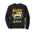 Kickin It Old School Mens 80S 90S Sweatshirt - Trendy Graphic for Adults - T-Shirt, Sweatshirt, Hoodie
