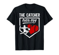 Proud Baseball Catcher Mom Baseball T-Shirt - Graphic Print for Adults - T-Shirt, Sweatshirt, Hoodie