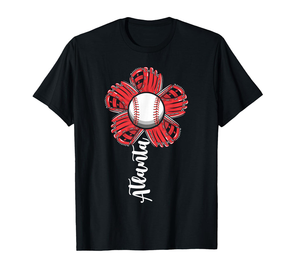 Flower Atlanta Baseball Lover Game T-Shirt - Streetwear Style for Adults - T-Shirt, Sweatshirt, Hoodie