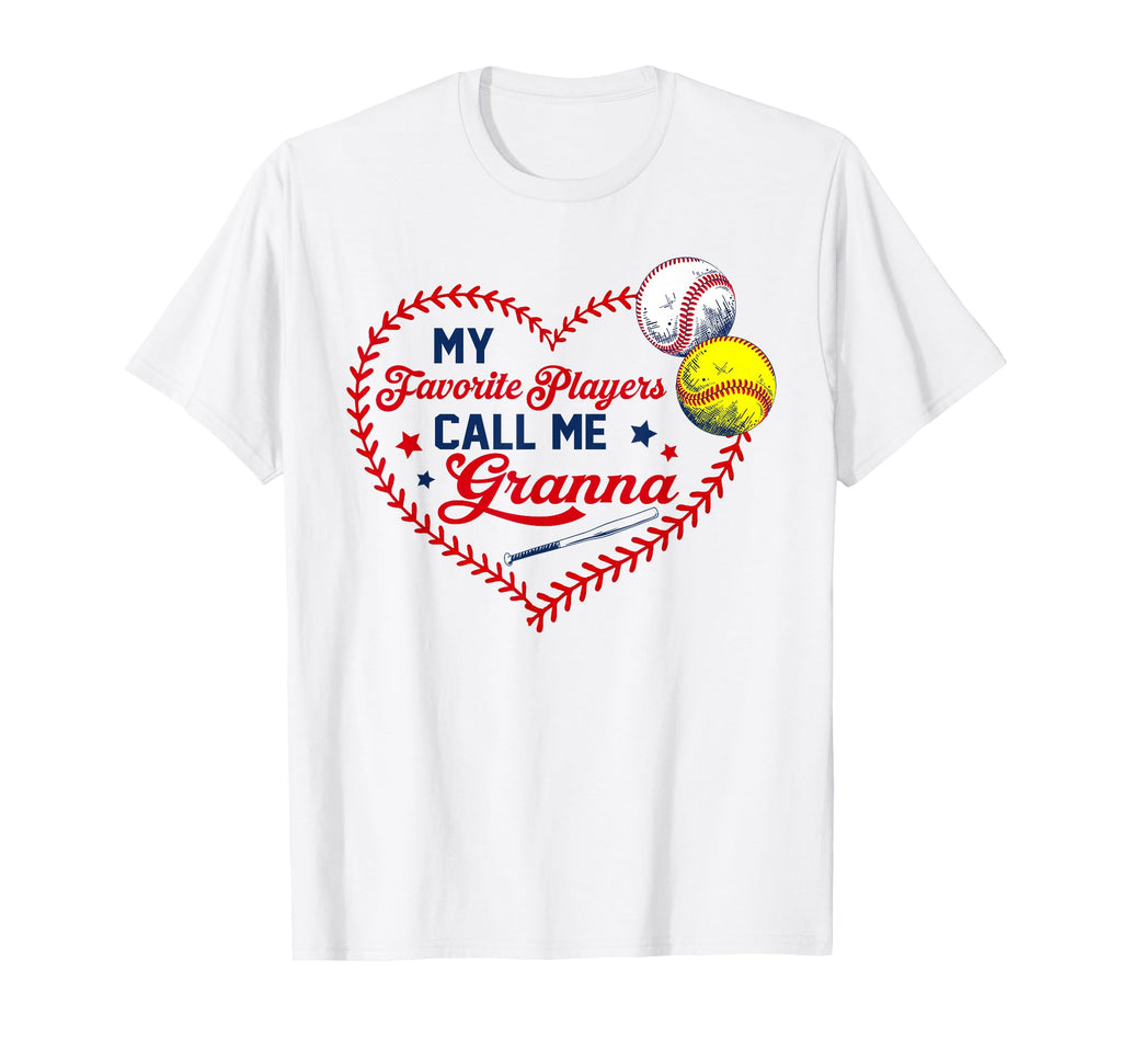 My Favorite Players Call Me Granna T-Shirt - Custom Art Print for Adults - T-Shirt, Sweatshirt, Hoodie