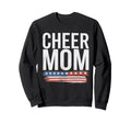 Cheer Mom Mother Bow Cheerleader Sweatshirt - Trendy Graphic for Adults - T-Shirt, Sweatshirt, Hoodie