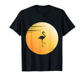 Sunset Silhouette Flamingo T-Shirt - Aesthetic Graphic Unisex - T-Shirt, Sweatshirt, Hoodie