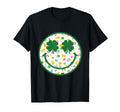 St Patricks Day Boho Groovy Smile Face T-Shirt - Minimalist Print Unisex - T-Shirt, Sweatshirt, Hoodie