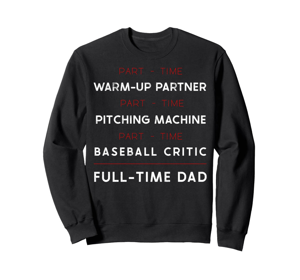 Warm Up Partner Pitching Machine Sweatshirt - Minimalist Print for Adults - T-Shirt, Sweatshirt, Hoodie