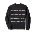 Warm Up Partner Pitching Machine Sweatshirt - Minimalist Print for Adults - T-Shirt, Sweatshirt, Hoodie