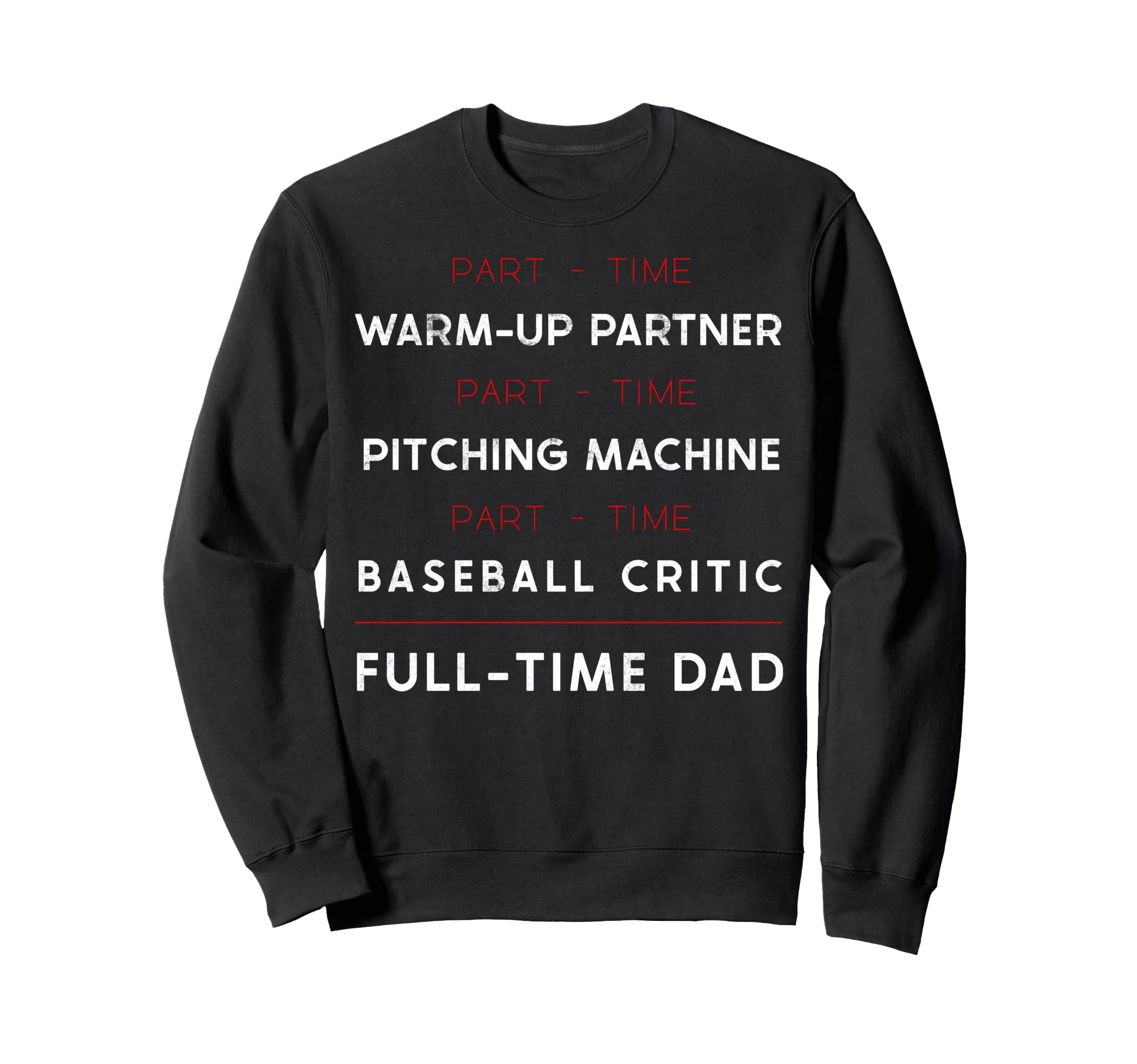 Warm Up Partner Pitching Machine Sweatshirt - Minimalist Print for Adults - T-Shirt, Sweatshirt, Hoodie