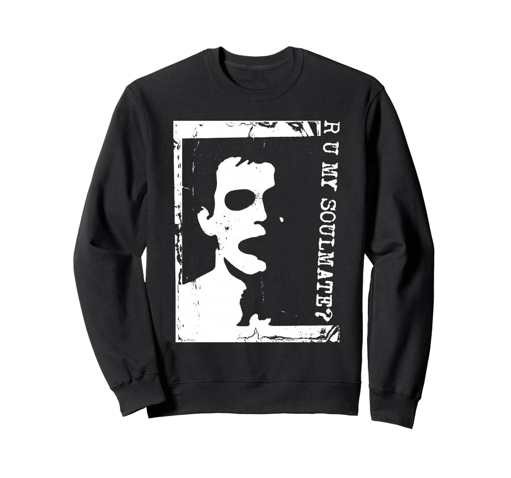 Punk Goth 90S Grunge Stencil Sweatshirt - Aesthetic Graphic Unisex - T-Shirt, Sweatshirt, Hoodie