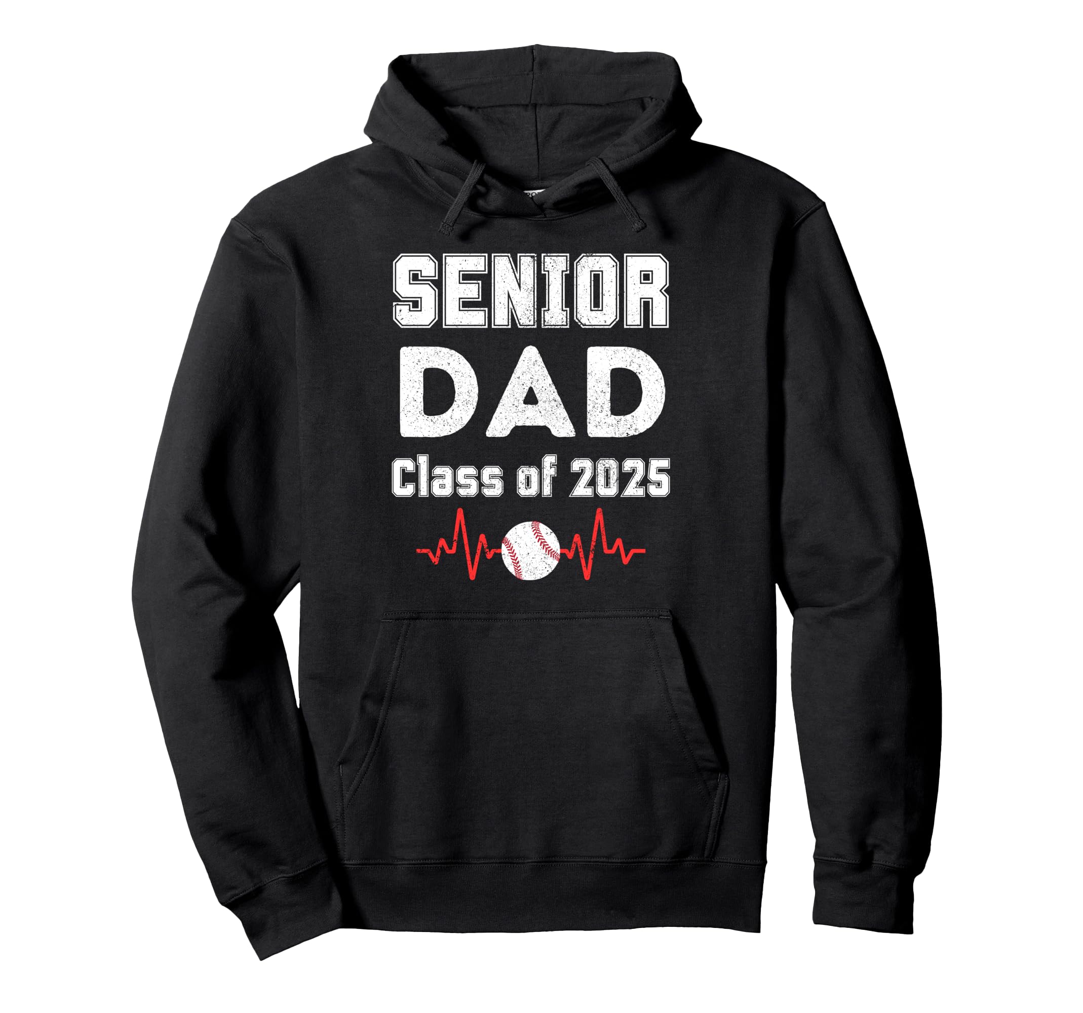 Senior Dad Class 2025 School Hoodie - Fun Novelty Design for Adults - T-Shirt, Sweatshirt, Hoodie