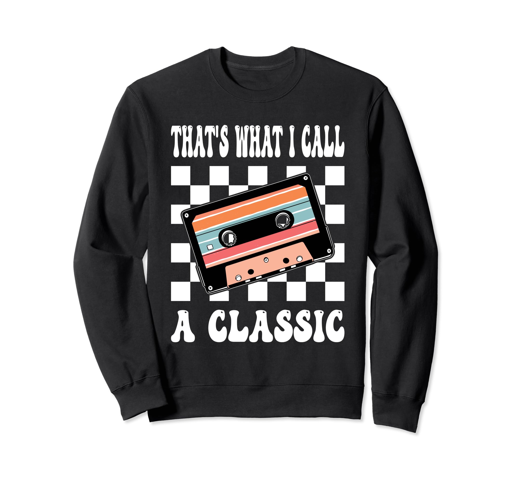 Mixtape 80 S Cassette Tape Sweatshirt - Casual Everyday Wear Unisex - T-Shirt, Sweatshirt, Hoodie