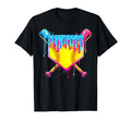 Softball Drip Mom Ice Cream Drip Game T-Shirt - Graphic Print Men Women - T-Shirt, Sweatshirt, Hoodie
